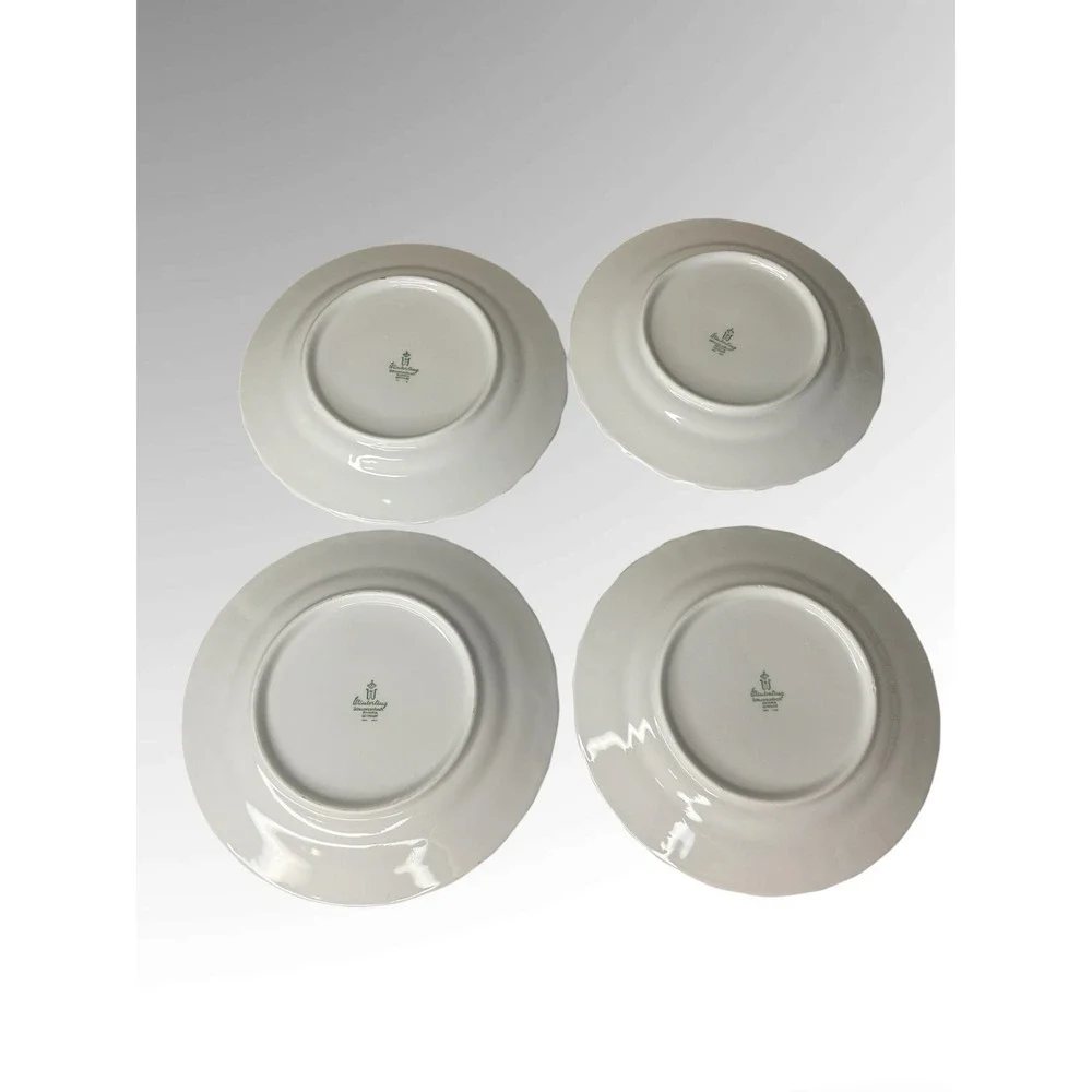 Set of 4 Vintage Winterling‎ Porcelain Dessert Plates Germany Bavaria